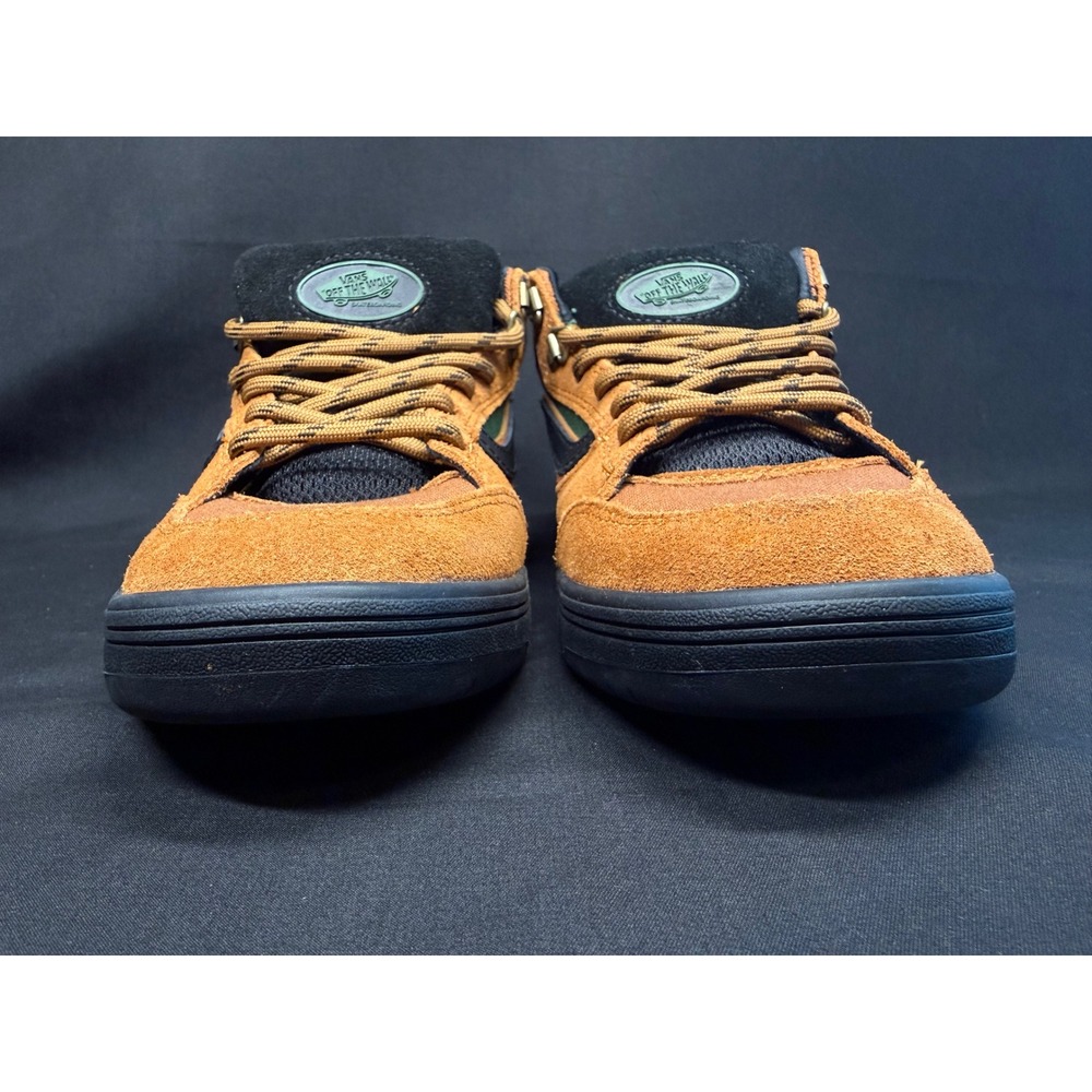 New Unisex Vans Skate Zahba Mid Men US 6 Glazed Ginger Brown Green - Picture 4 of 8